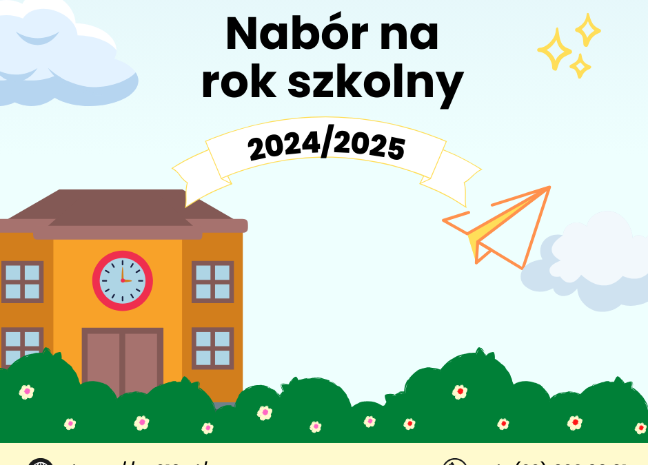 Nabór na rok szkolny 2024/2025